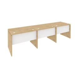 Рабочая станция ОНИКС О.РС-3.1.7 Тиквуд Светлый/Белый / ONIX O.RS-3.1.7