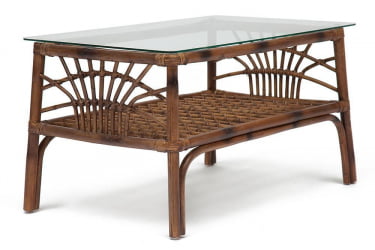 Столик кофейный Secret De Maison Kavanto натуральный ротанг, 83*53*47 см, коричневый античный / Brown Antique