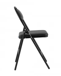 Складной стул Hagen экокожа Черный