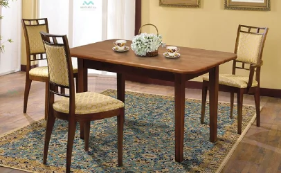 Стол обеденный массив Орех темный (1200)