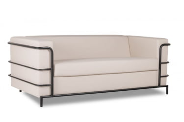 Диван трехместный Аполло 2.0 (3Д) Черный Euroline 9100