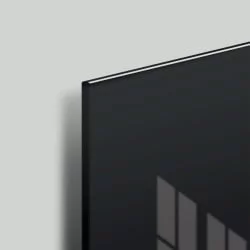 Доска магнитно-маркерная стеклянная BRAUBERG 40х60 см Черная