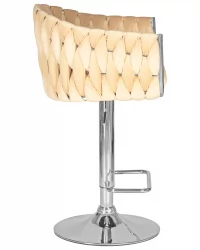 Стул барный DOBRIN MARCEL Бежевый велюр MJ9-10