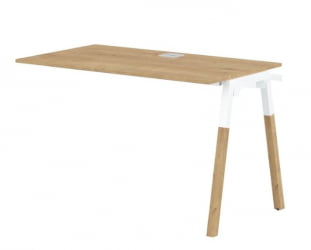 Брифинг-приставка Forta FB 1167 Дуб Гамильтон Белый премиум