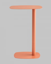 Журнальный столик Eanna L металл коралловый