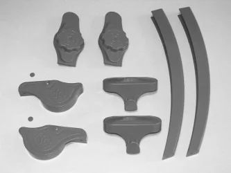 Комплект цветного пластика к парте Element 1 Серый