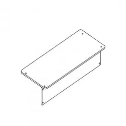 Столешница двухместная АЛц.С2ДК-22/2