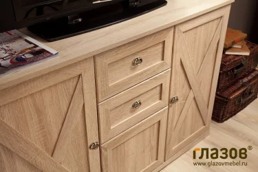 Спальня композиция 2 ADELE Дуб Сонома/Орех шоколадный (спальня)