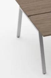 Л-образный металлический каркас с траверсами Deka 73.145.10 К Металлик матовый муар