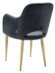 Кресло Ледгер К Диаг грей/нат.дуб / Ledger Diag grey/нат.дуб