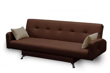 Диван с металлическими ножками MANGO 3 (3 категория) Нео Шоколад Нео Латте