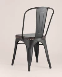 Стул TOLIX SOFT мягкий Черный матовый