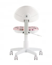 Кресло компьютерное детское УМКА Girls пластик белый