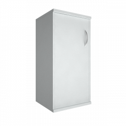 Шкаф низкий узкий левый Рива А.СУ-3.1 Л Белый / Riva