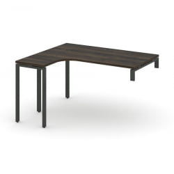 Стол-надставка на опорную тумбу (левый) CONCEPT CN.OSAN-004(L) Дуб Мали Черный