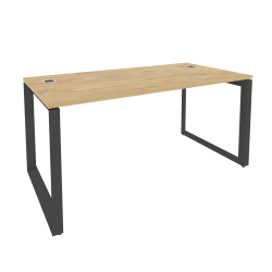 Стол рабочий руководителя на О-образном м/к ONIX O.MO-SRR-4.8 Тиквуд Светлый/Антрацит