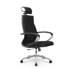 Кресло руководителя Metta L 2c 44C/K116 Infinity Easy Clean (MPES) Комплект 7 Черное