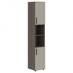 Шкаф-колонка с глухими малыми дверьми (правый) VELION VHCS 40.4 R Аметист Дуб Сильвер