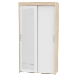 Шкаф-купе T-1-230х120х60-M(ДСС-Белый-2)