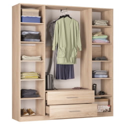 Шкаф распашный R-198х180х45-2-M(Венге)