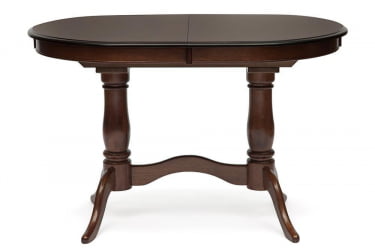 Стол раскладной Eva (EV-T4EX) дерево гевея/мдф, 120+39х80х75см, Tobacco