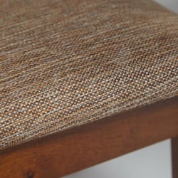 Обеденный комплект Хадсон (стол + 4 стула) Хадсон (стол + 4 стула)/ Hudson Dining Set дерево гевея/мдф, стол: 110х70х75см / стул: 44х42х89см, Espresso, ткань кор.-зол. (1505-9)