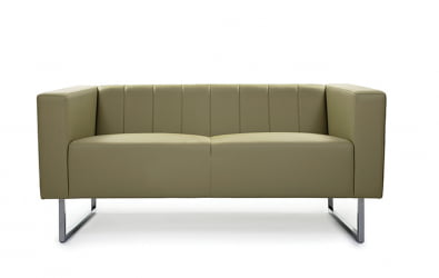 Диван с металлическими ножками Вента 2 экокожа Euroline 936