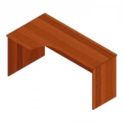 Стол компьютерный угловой Р.РС-16 (левый) Орех Гепланкт