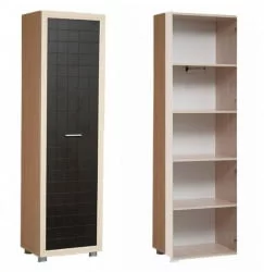 Детский шкаф для одежды Уголок школьника Дуб беленый Туя светлая