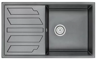 Кухонная мойка GRANULA 8601 Шварц