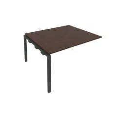 Проходной наборный элемент переговорного стола Метал Сйстем Б.ППРГ-3 Венге/Антрацит / Metal System