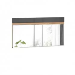 Комод 1200 с 4 ящиками и зеркалом Фиджи 011 Дуб Золотой Антрацит