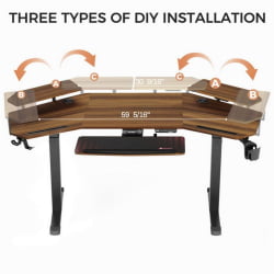 Геймерский стол Eureka ERK-ED71-WN