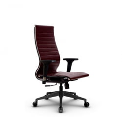 Кресло офисное МЕТТА Комплект 10/2D, Основание 17832 Комплект 4 Бордовое