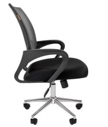 Кресло оператора CHAIRMAN 696 Chrome Серый