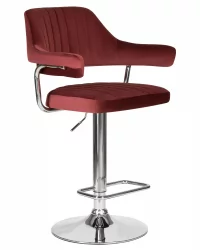 Стул барный DOBRIN CHARLY Винный велюр MJ9-35