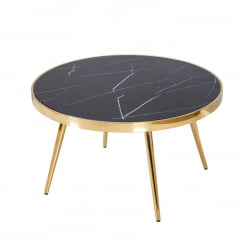 Журнальный столик Гелиос 80*80 Золото