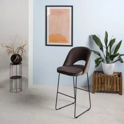 Стул полубарный Lars (ПБ) БлюАрт/Линк