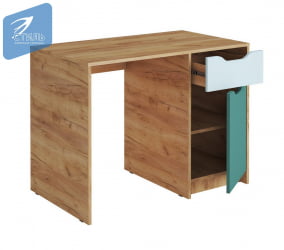 Детский стол RICH СП-001 Миндаль/Глиняный серый/дуб крафт золотой