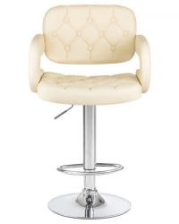 Стул барный ДОБРИН ТИЕСТО (кремовый) 2 шт / DOBRIN TIESTO