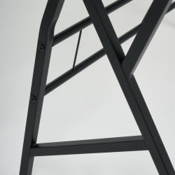 Стеклянный компьютерный стол GD-02 Black (черный)