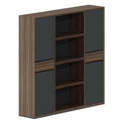 Шкаф высокий трехсекционный QUARTZ QZ.0303.BW.GF