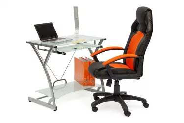 Компьютерное кресло Driver черный,оранжевый