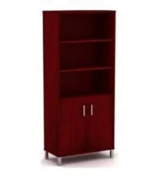 Стеллаж дверь ДСП с замком В430.3 Бургунди