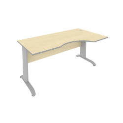 Стол криволинейный правый Рива ПЛ.СА-1 Пр Клен/Металлик / Riva