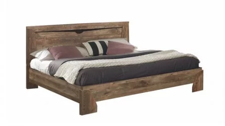 Кровать двуспальная Лючия 33.08-01 с настилом Кейптаун Венге