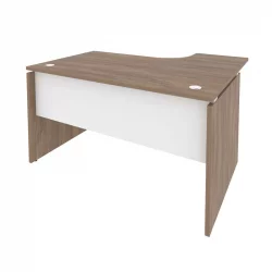 Стол эргономичный левый ОНИКС О.СА-3Л Дуб Аризона/Белый / ONIX O.SA-3L