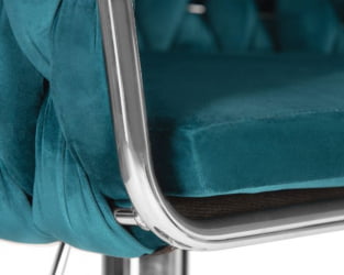 Стул барный DOBRIN MARCEL (морской волны велюр (MJ9-99)) 2 шт