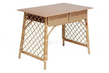 Стол деревянный Secret de Maison, Maison Objet натуральный ротанг, 102х62х76см, натуральный (natural)