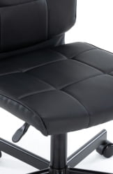 Кресло для персонала Everprof EP-300 Экокожа Черный